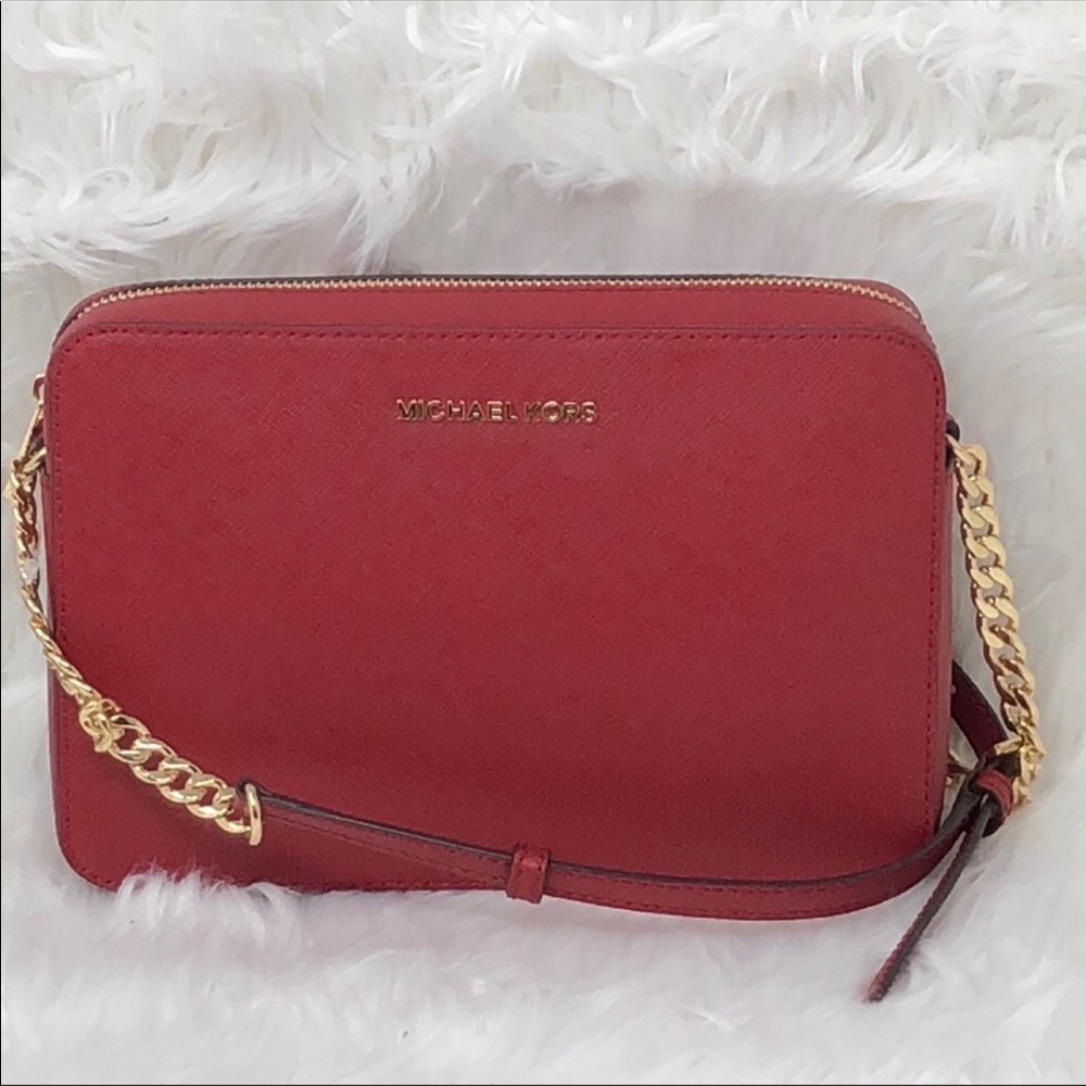 NWT Michael Kors Jet Set item crossbody messenger - Picture 4 of 8